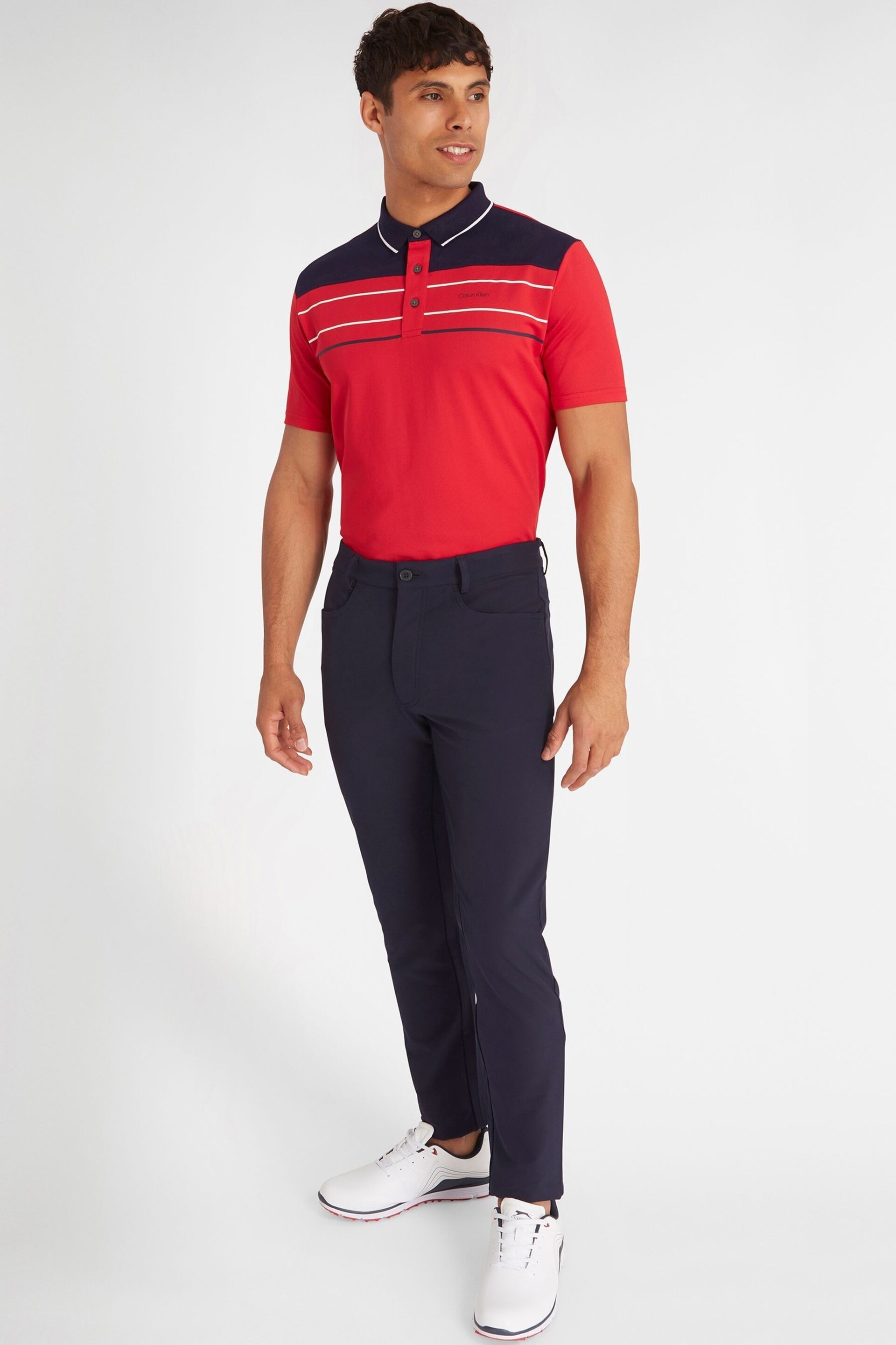 Calvin Klein Golf Red Eagle Polo Shirt - Image 3 of 8