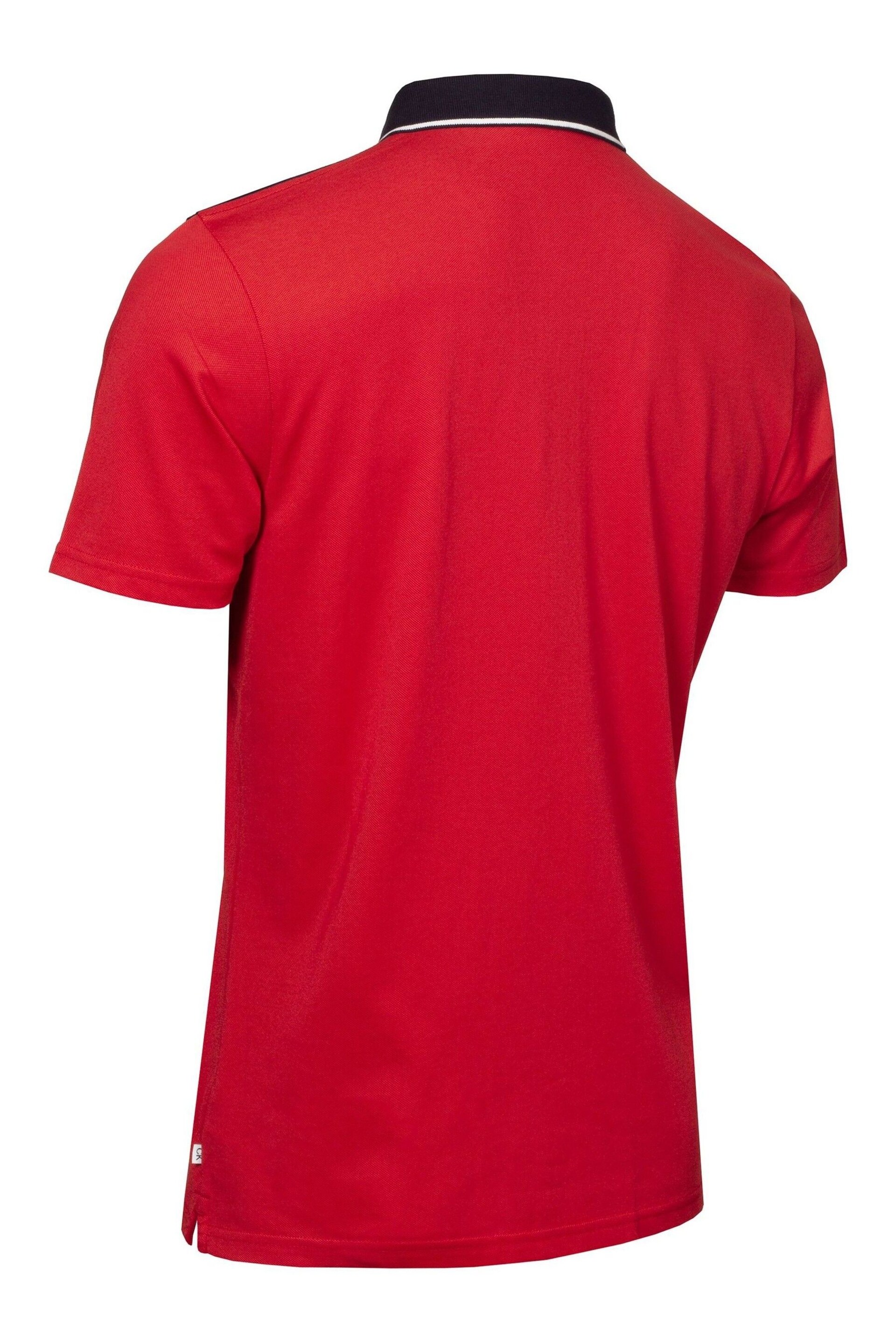Calvin Klein Golf Red Eagle Polo Shirt - Image 6 of 8