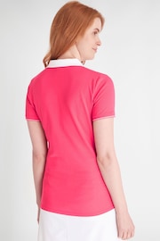 Calvin Klein Golf Pink Delaware Polo Shirt - Image 2 of 8