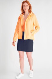 Calvin Klein Golf Melody Hooded Windbreaker Orange Jacket - Image 3 of 8