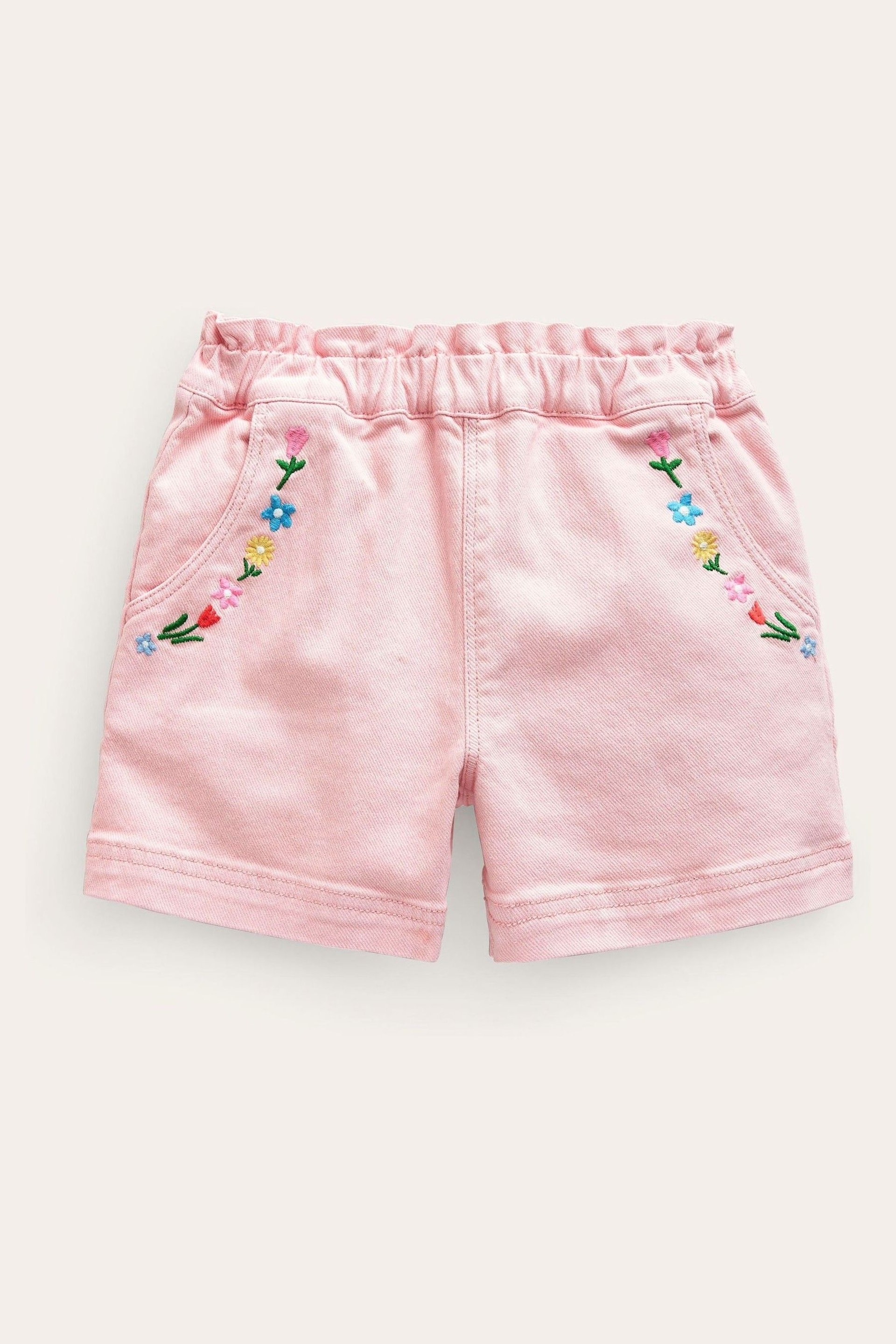 Boden Pink Pull-on Shorts - Image 1 of 3