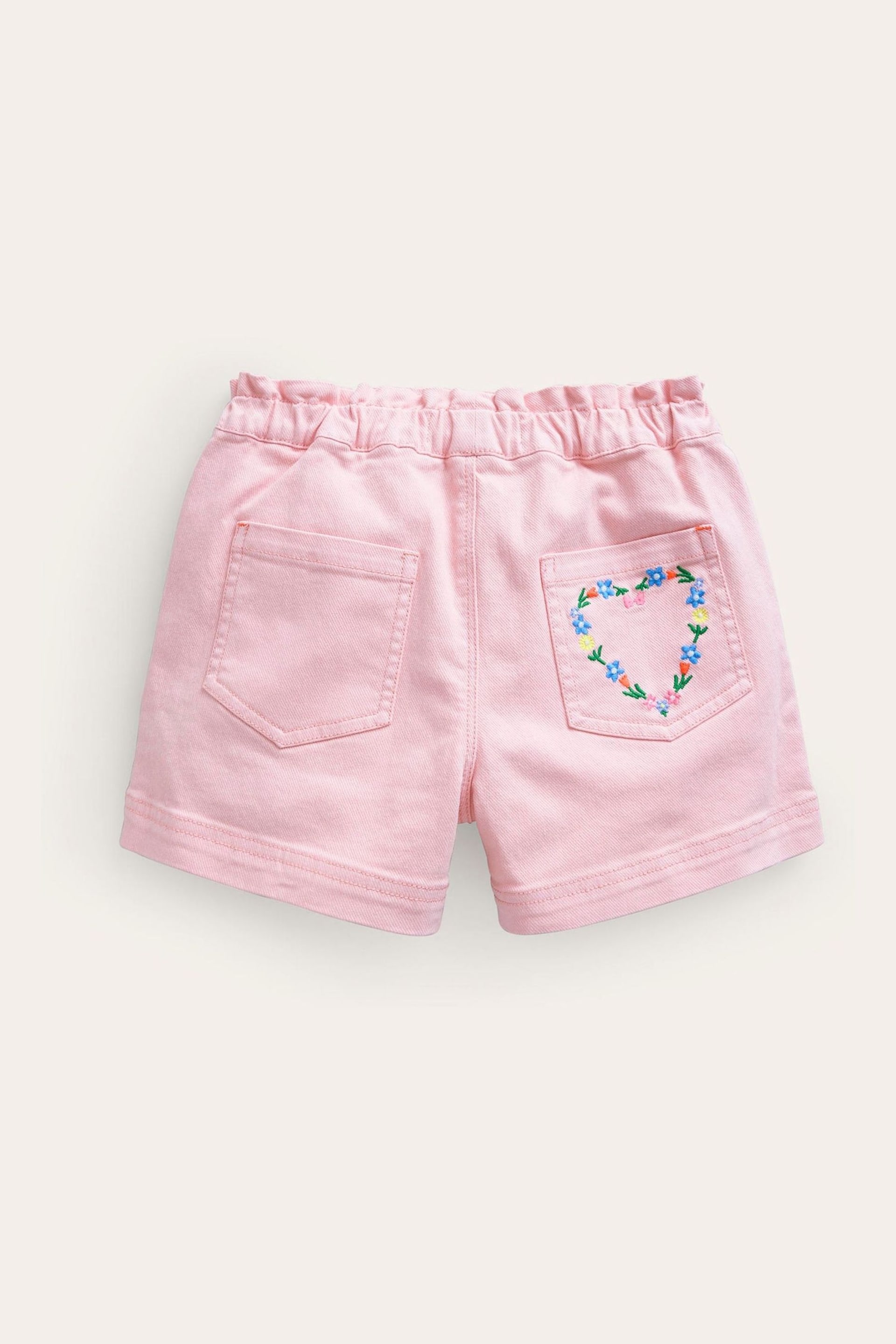 Boden Pink Pull-on Shorts - Image 2 of 3
