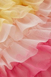 Boden Pink Tulle Ruffle Skirt - Image 3 of 4