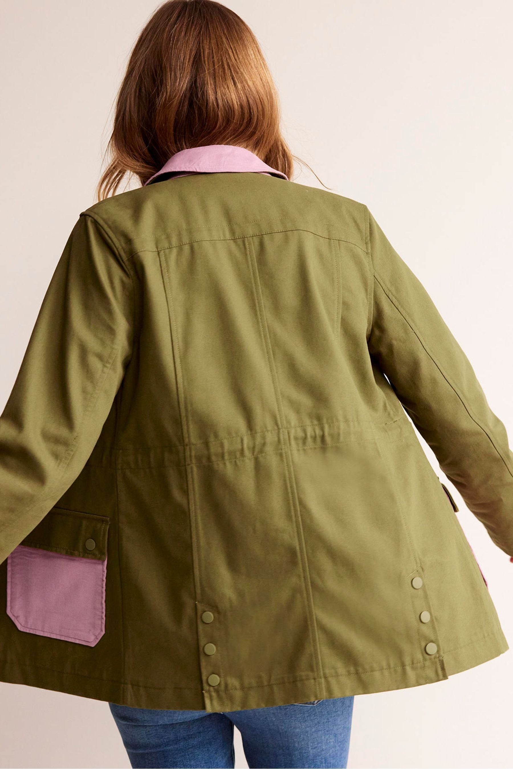 Buy Boden Green 100 Cotton Barn Coat from Next Canada