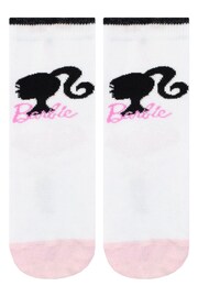 Character Pink Barbie 3 Pack Socks - Image 4 of 4
