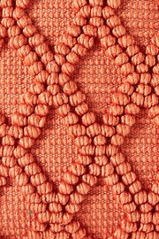 Drift Home Terracotta Red Alda Outdoor Textured Filled Cushion - Image 3 of 4