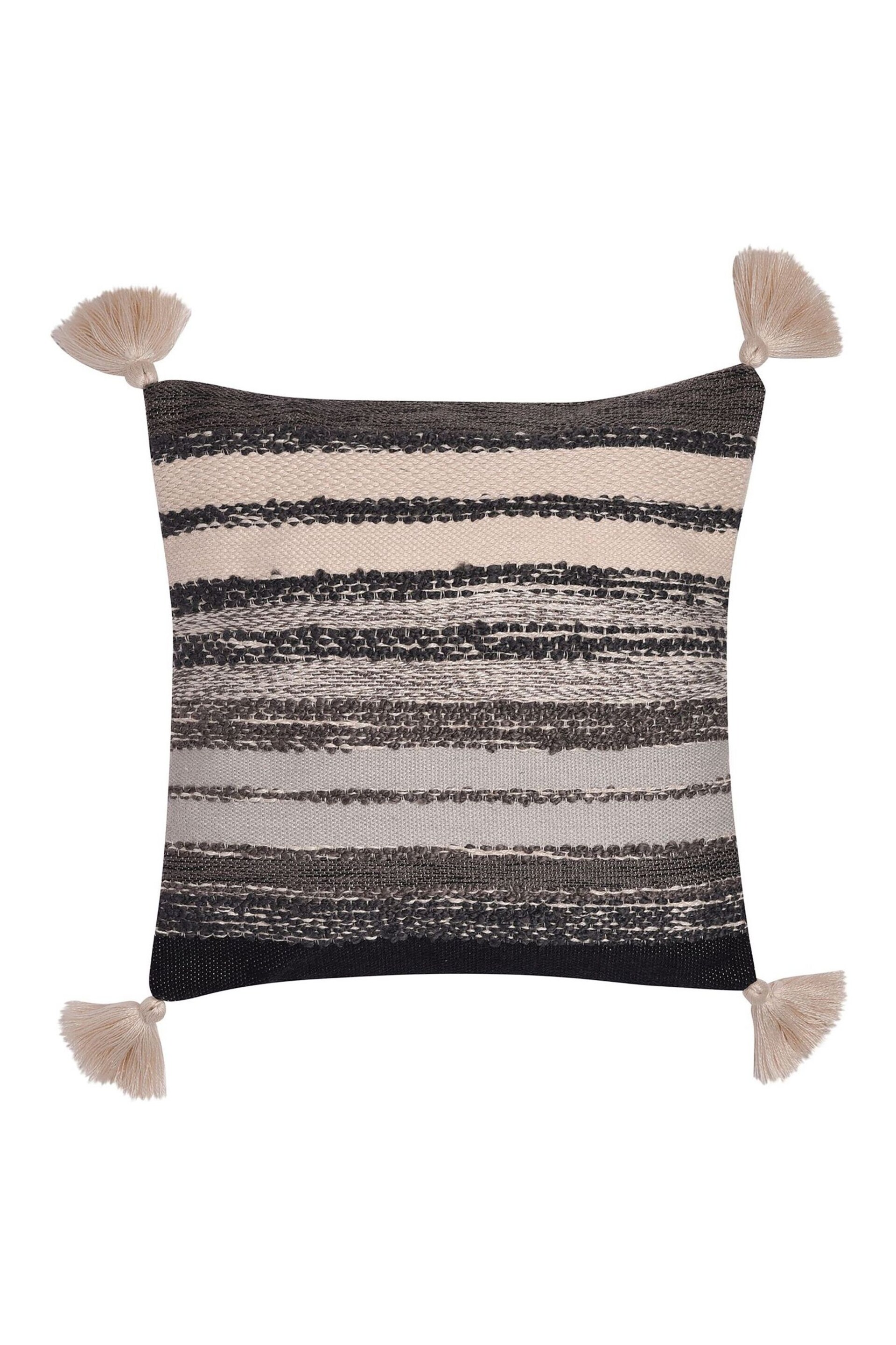 Drift Home Black Grayson Outdoor Filled Cushion - Image 1 of 4