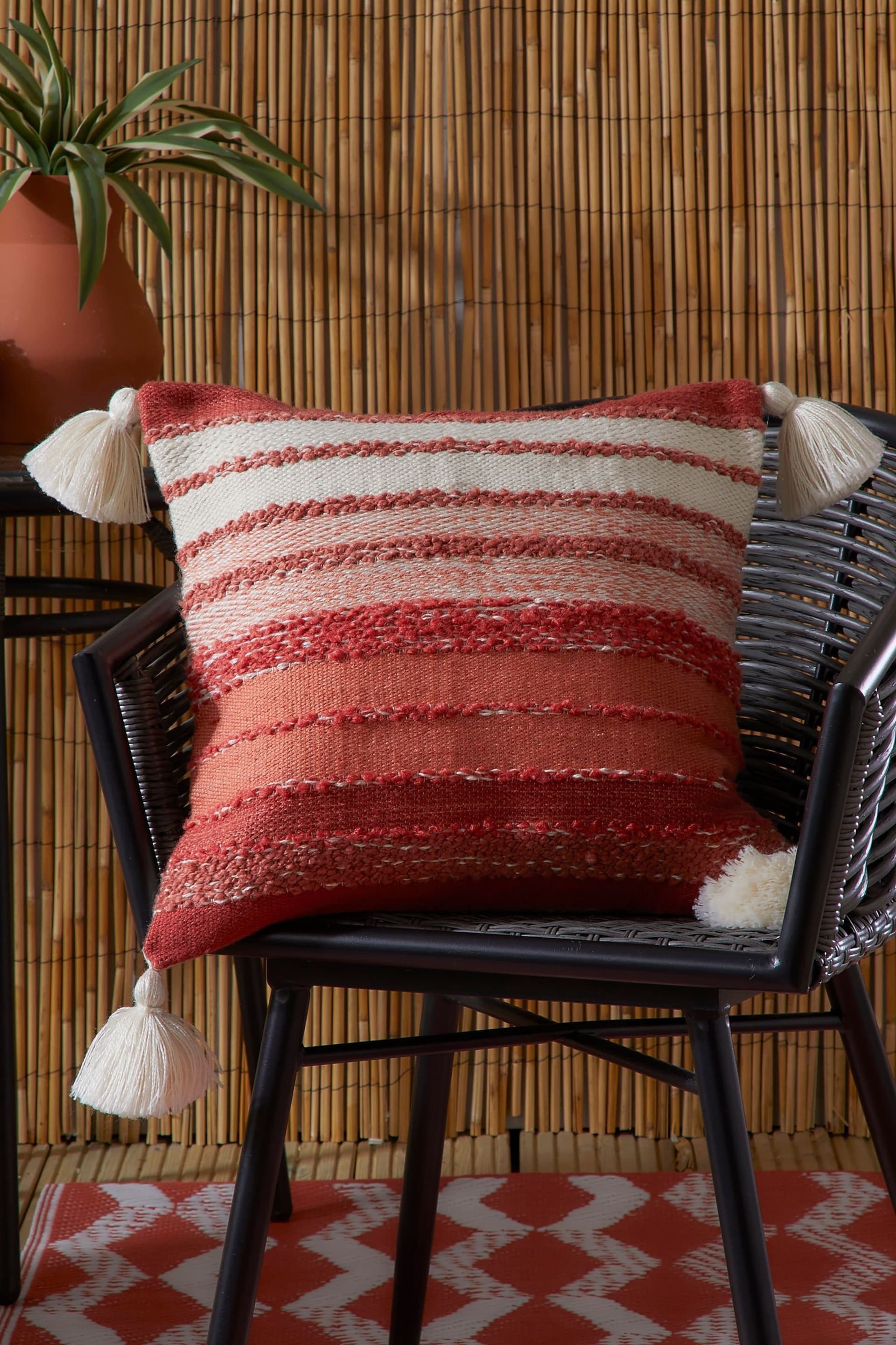 Drift Home Terracotta Red Grayson Outdoor Filled Cushion - Image 1 of 5