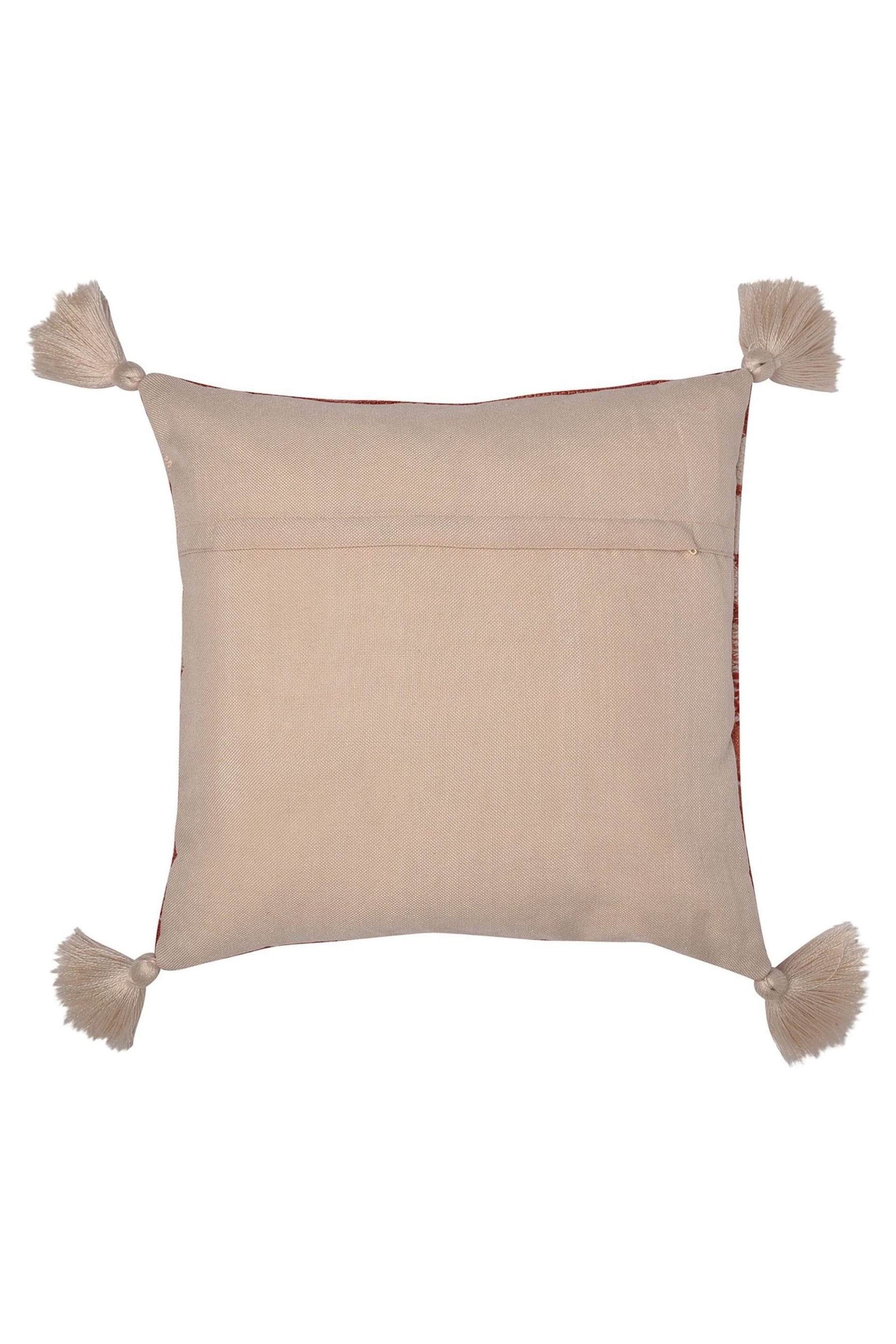 Drift Home Terracotta Red Grayson Outdoor Filled Cushion - Image 2 of 5