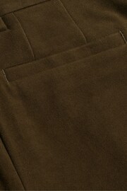 Ted Baker Green Rufust Slim Fit Stretch Moleskin Trousers - Image 5 of 5