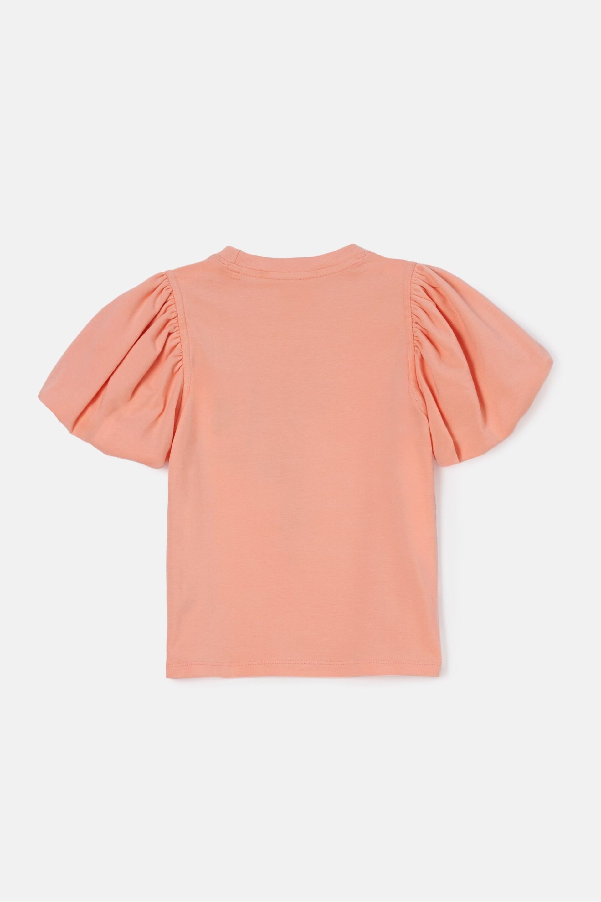 Angel & Rocket Apricot Orange Emmie Puff Sleeve T-Shirt - Image 4 of 5