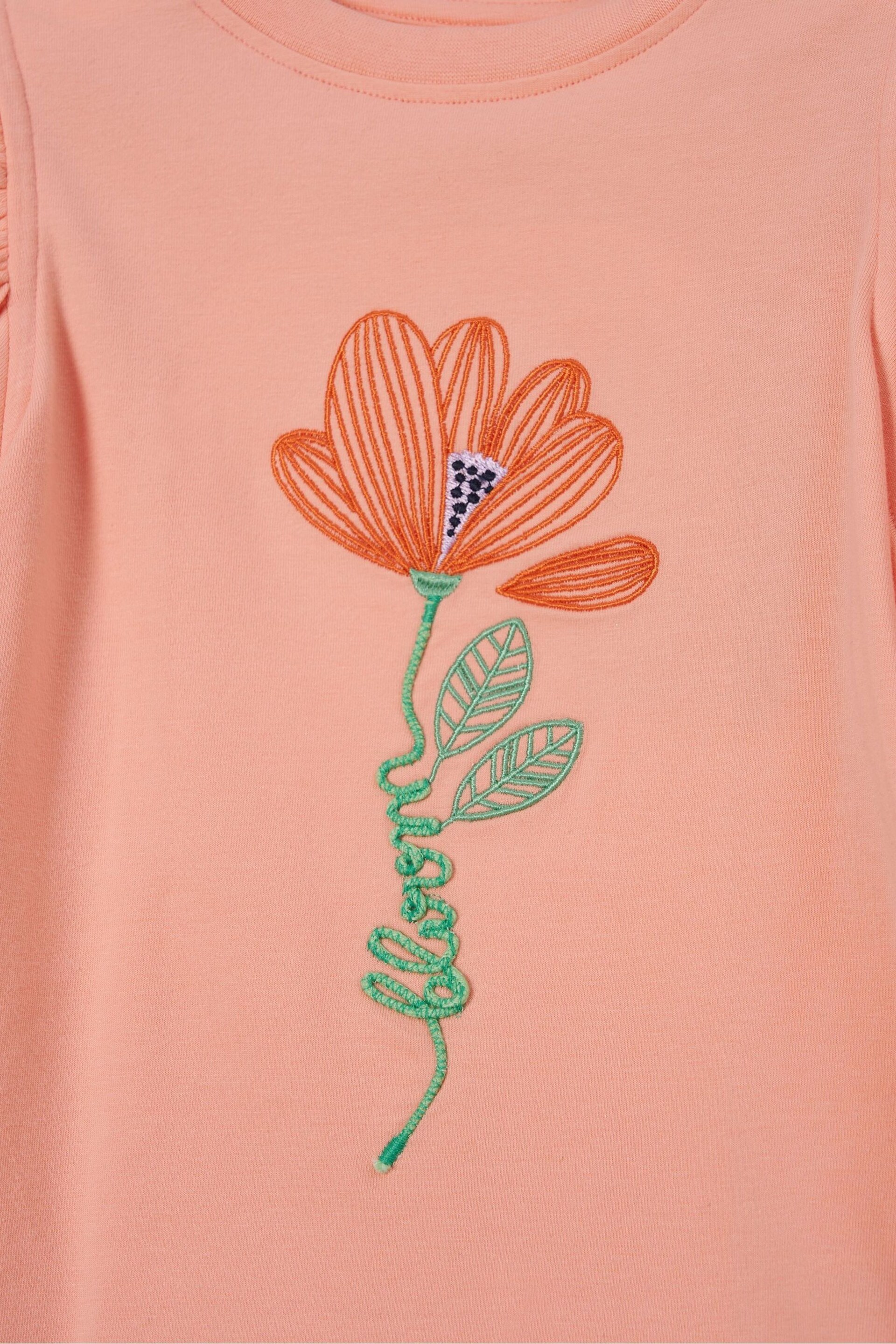 Angel & Rocket Apricot Orange Emmie Puff Sleeve T-Shirt - Image 5 of 5