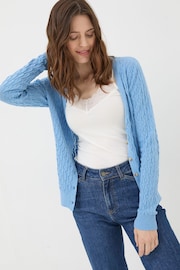 FatFace Elissa Blue Cardigan - Image 1 of 5