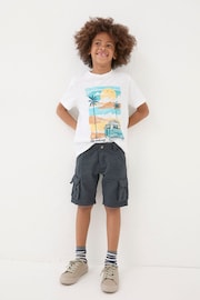 FatFace Blue Lulworth Cargo Shorts - Image 1 of 5