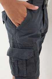 FatFace Blue Lulworth Cargo Shorts - Image 4 of 5