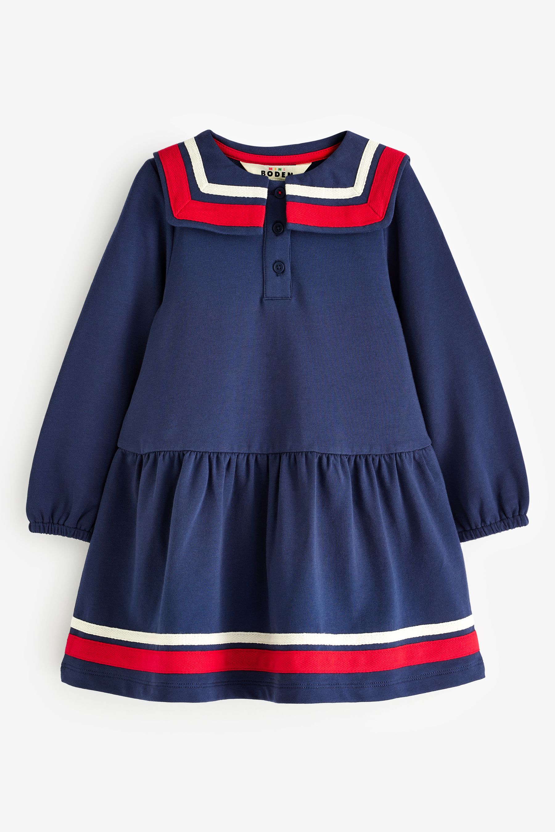 Buy Boden Blue Sailor Sweatshirt Dress from Next Luxembourg