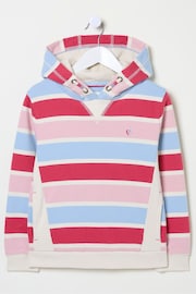 FatFace Pink Grow Stripe Crew Sweatshirt - Image 4 of 4