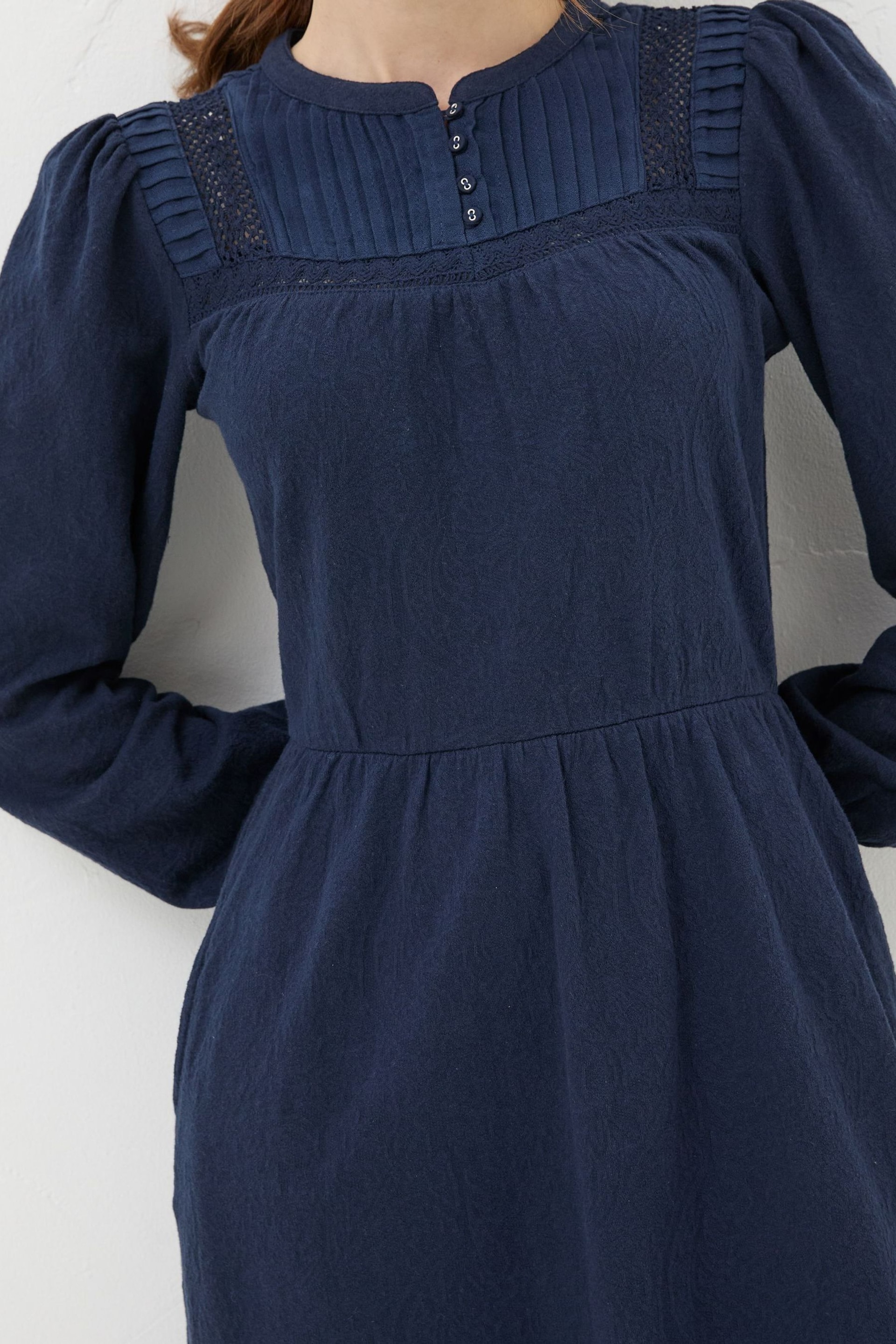 FatFace Blue Orla Jersey Dress - Image 4 of 5