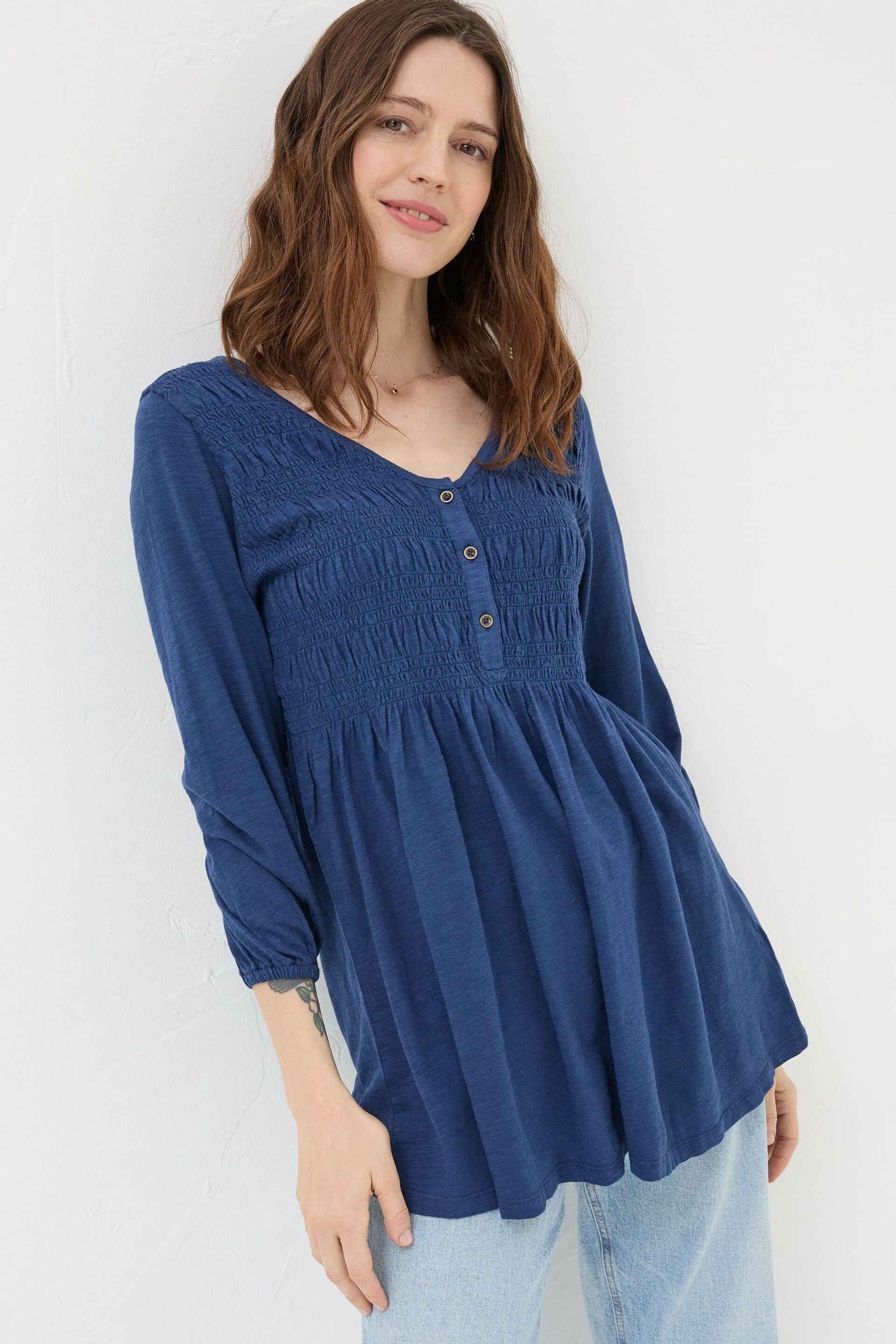 FatFace Blue Beth Tunic - Image 1 of 5