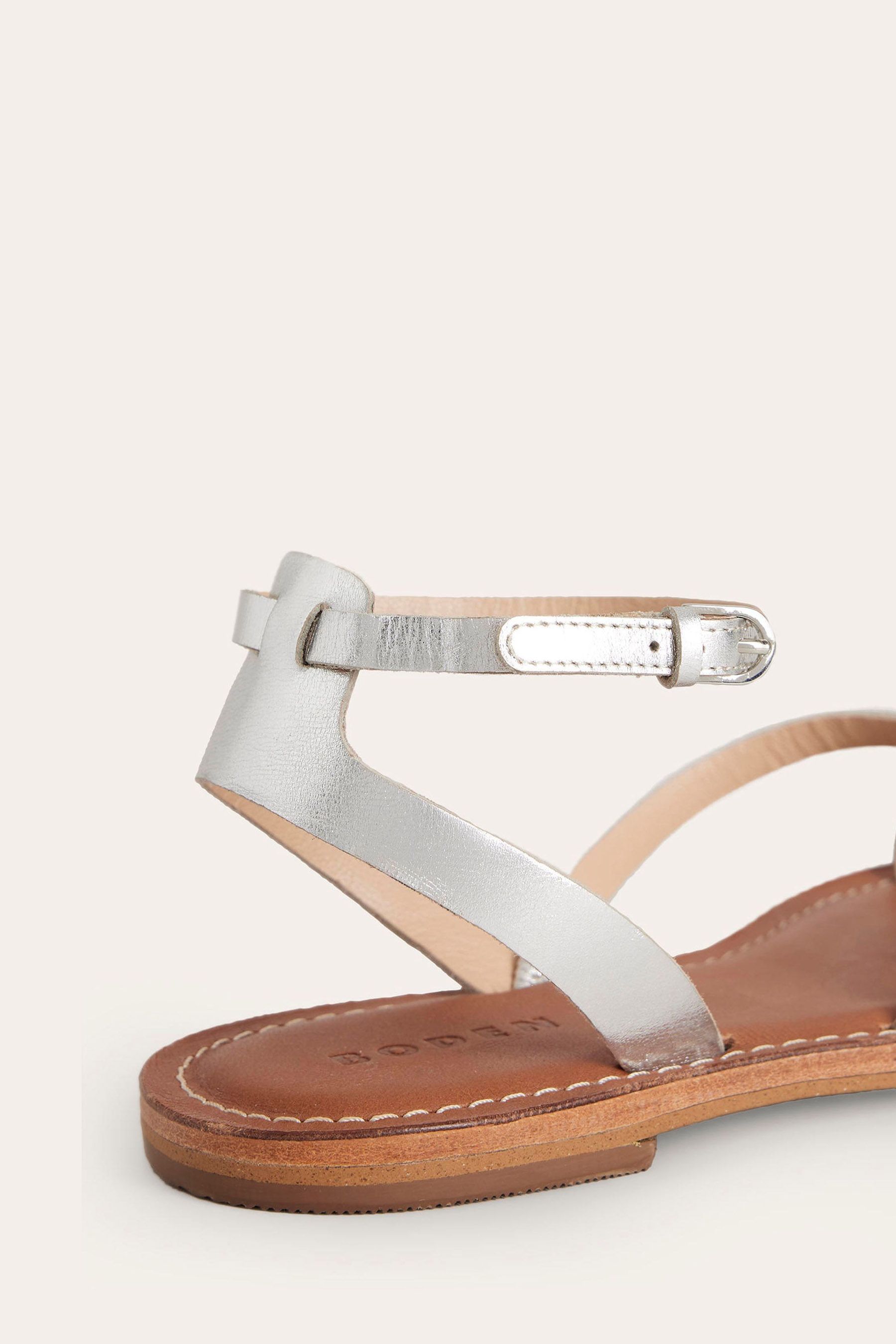 Boden silver sandals shop