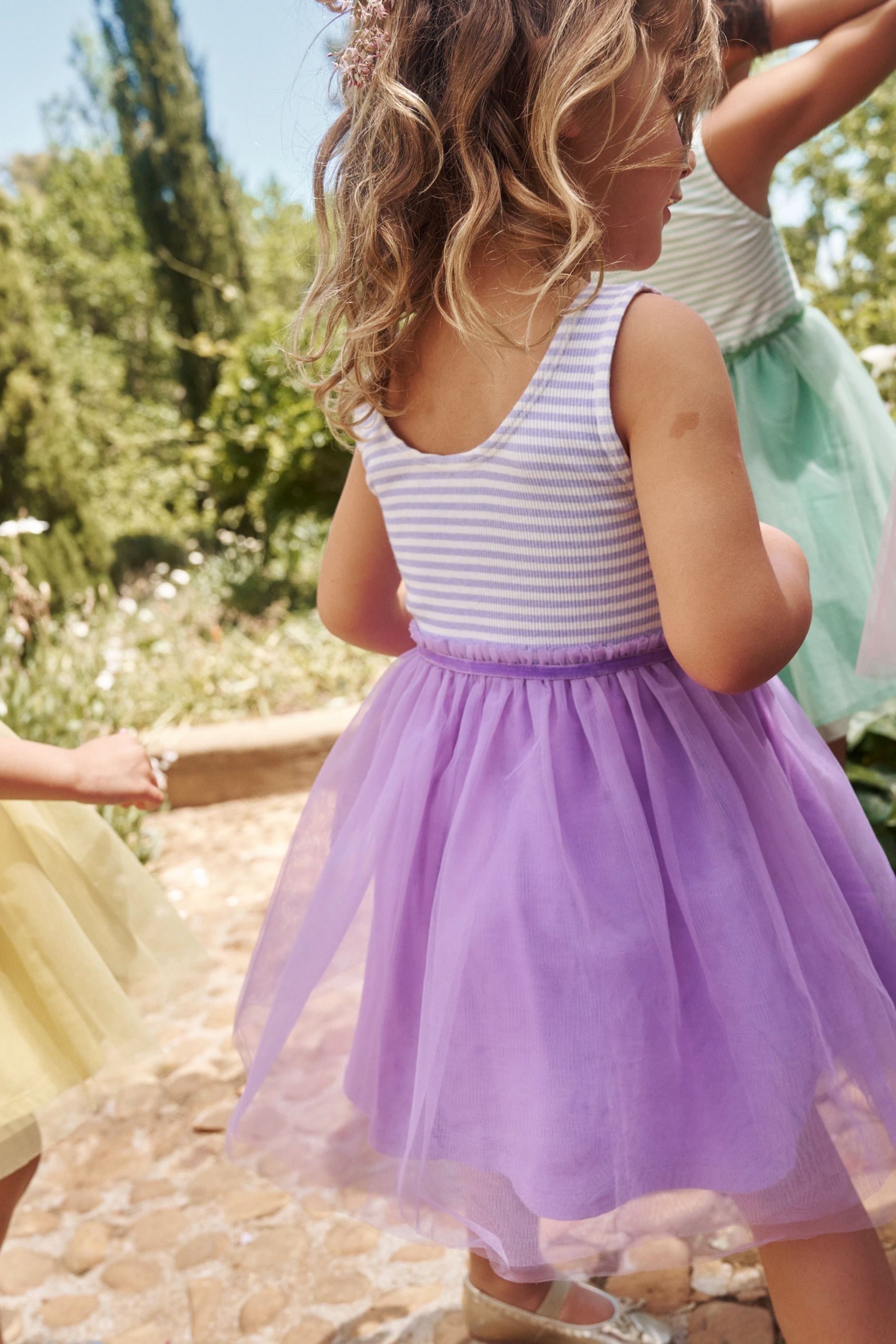 Buy Boden Jersey Tulle Mix Dress from Next Luxembourg