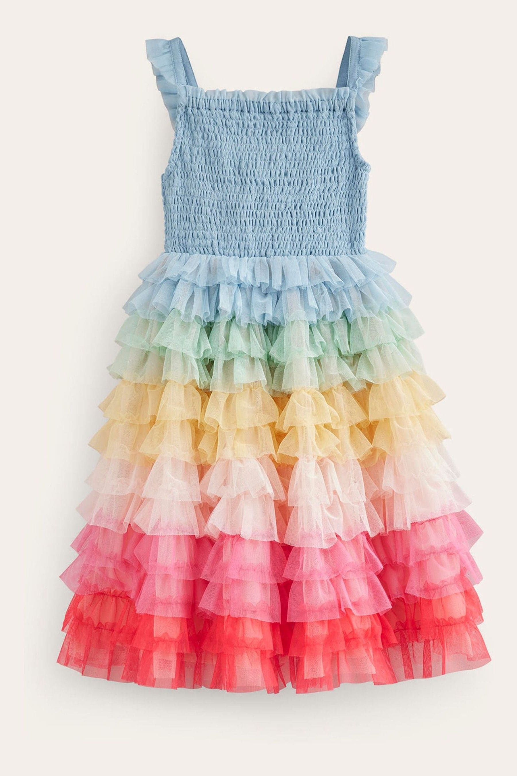 Boden rainbow dress top