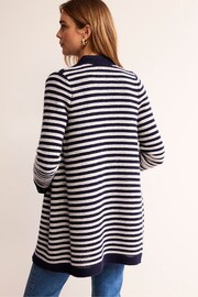 Boden Blue Longline Merino Cardigan - Image 3 of 6