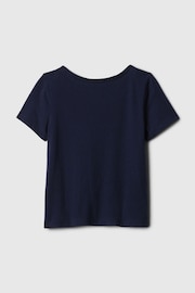 Gap Blue Logo Graphic Short Sleeve T-Shirt (6mths-5yrs) - Image 7 of 8