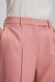 Reiss Pink Millie Flared Suit Trousers - Image 4 of 6
