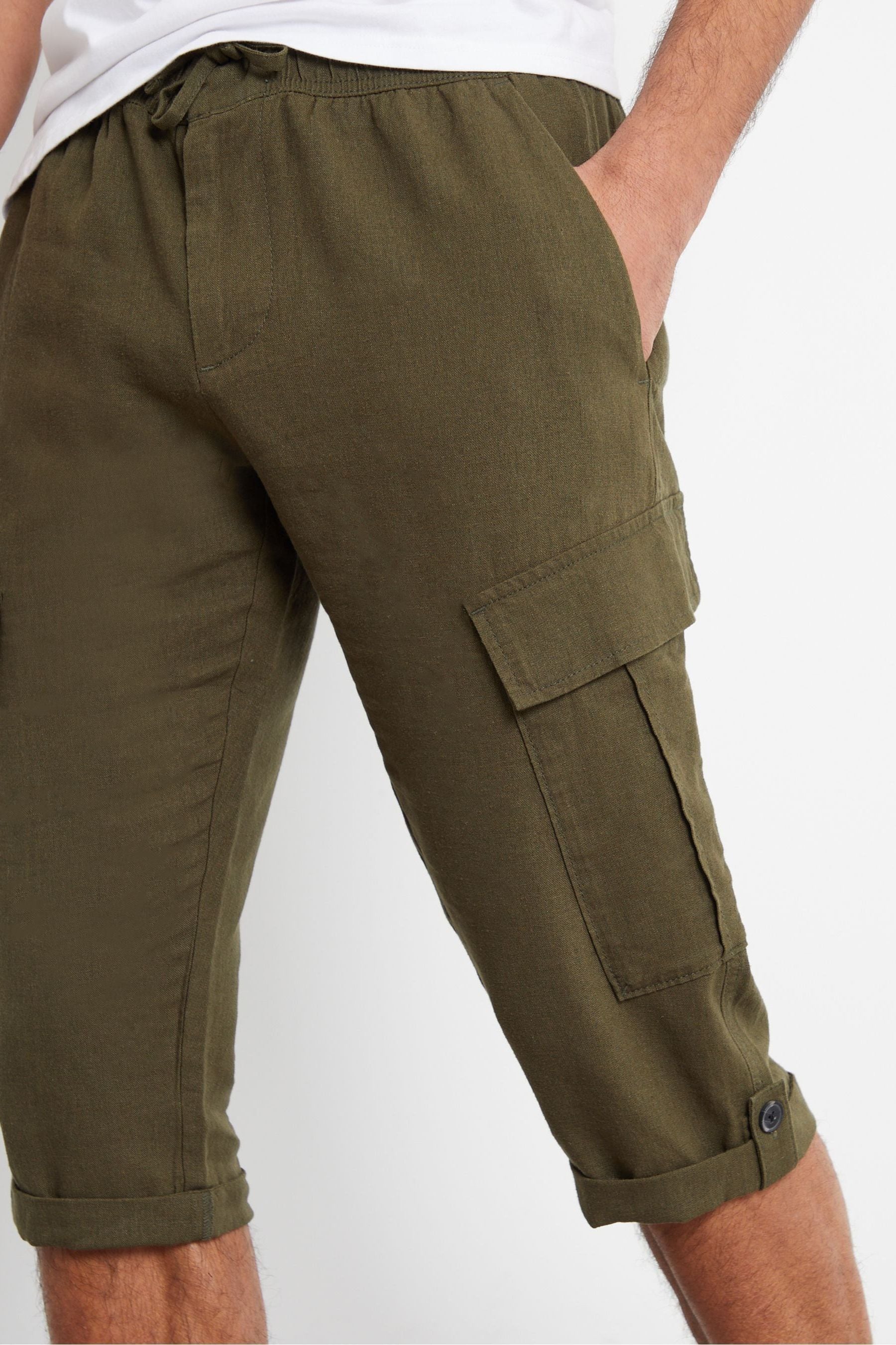 Three quarter length cargo pants deals
