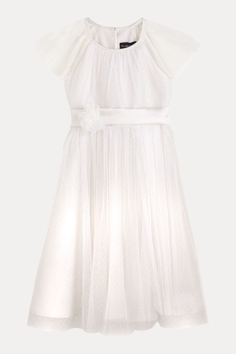 Phase Eight White Jasmine Tulle Fit and Flare Dress - Image 9 of 9