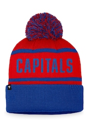 adidas Red NHL Washington Capitals Heritage Bobble Hat - Image 2 of 2