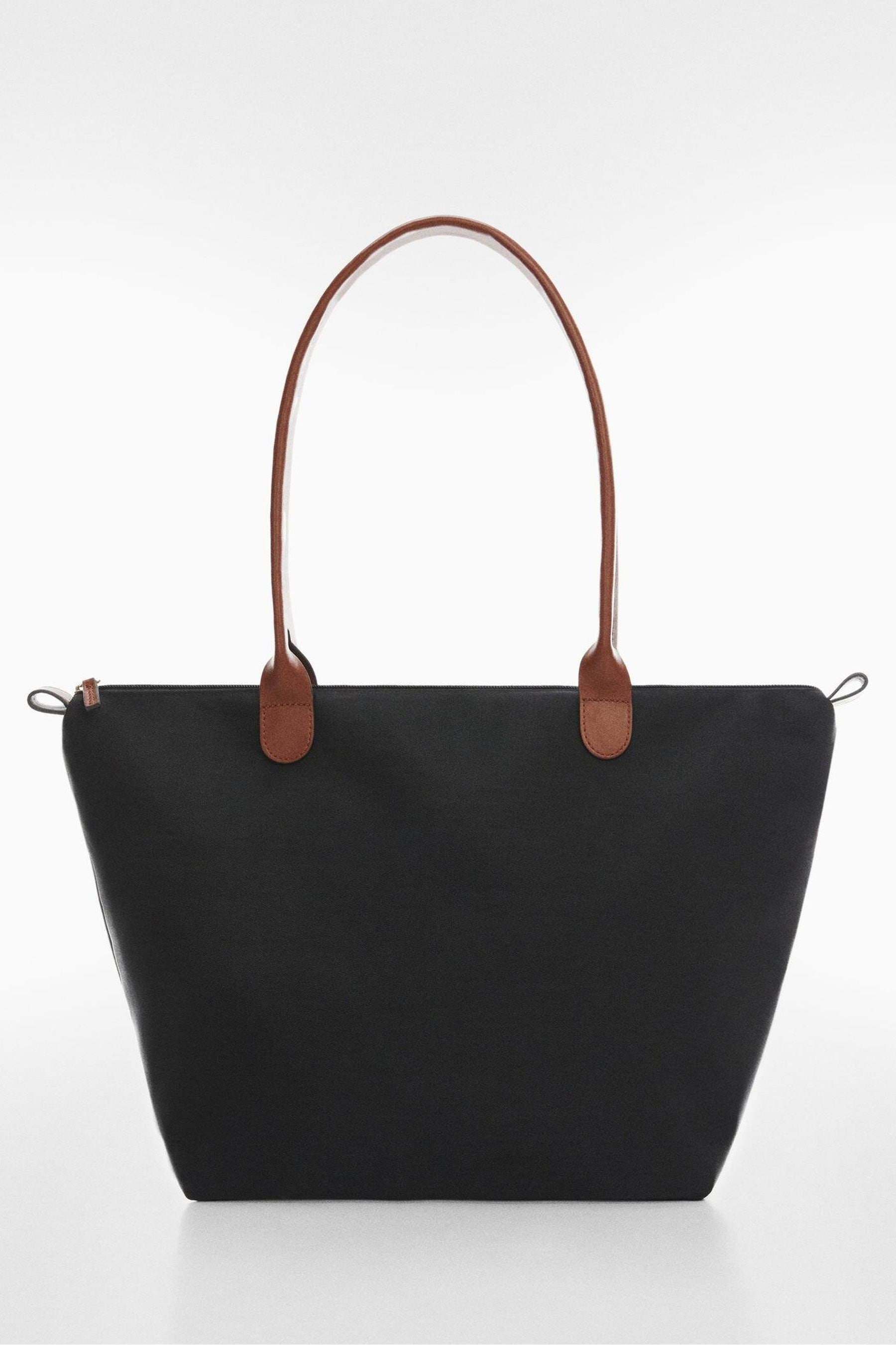 Buy Mango Black Shopper Bag from the Next UK online shop