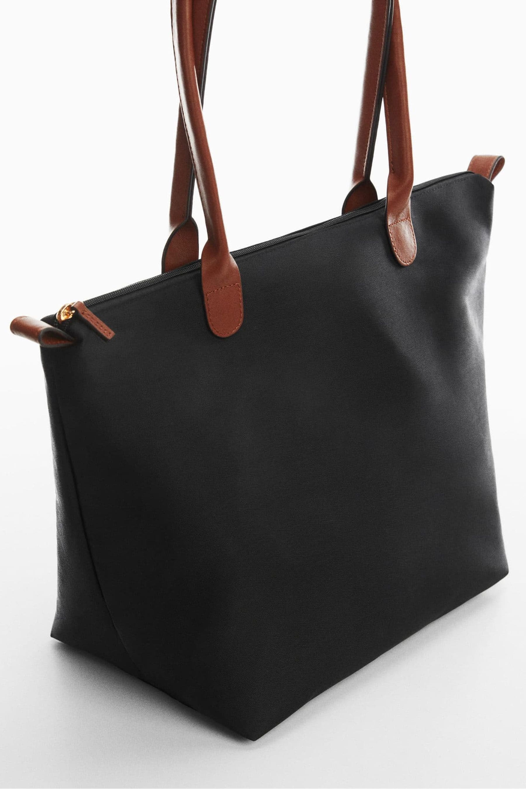 Buy Mango Black Shopper Bag from the Next UK online shop