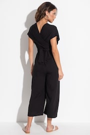 Pour Moi Black Multiway Jersey Beach Jumpsuit with LENZING™ ECOVERO™ Viscose - Image 4 of 6