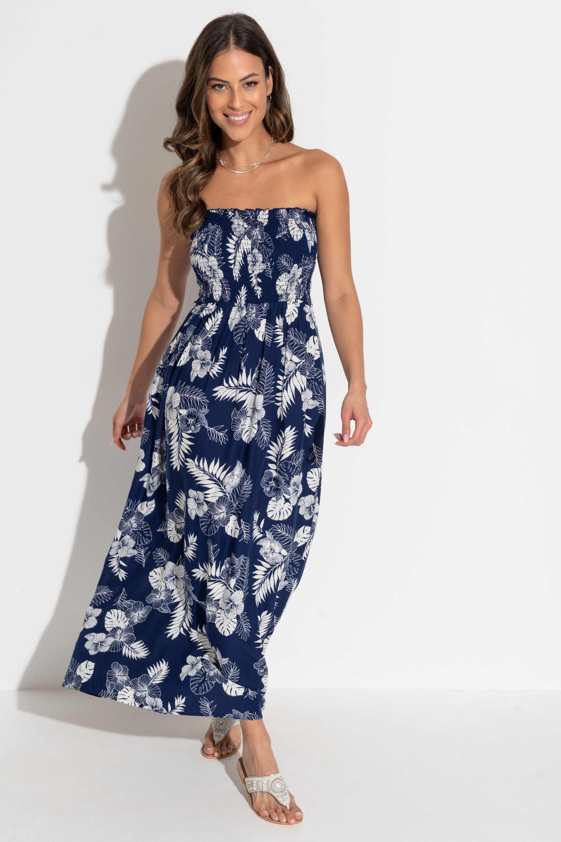 Strapless beach dress discount