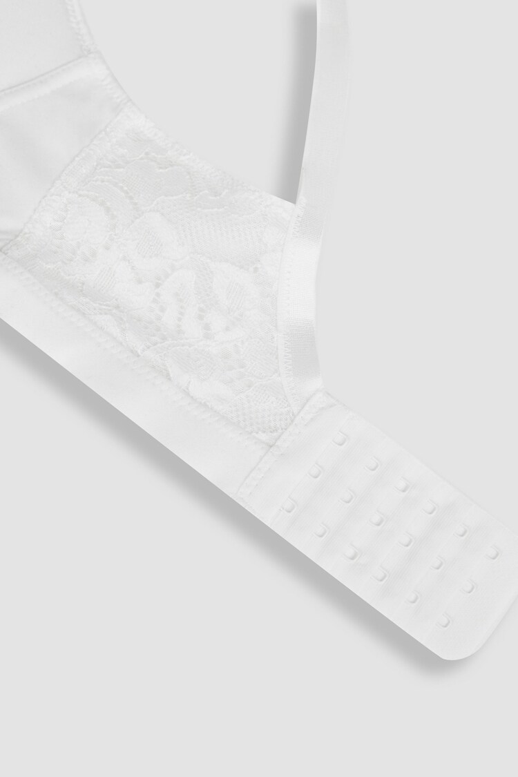Buy JoJo Maman Bébé White EmmaJane Lace Trim Nursing TShirt Bra from