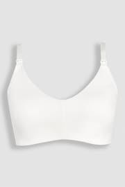 JoJo Maman Bébé White Microfibre Moulded Maternity & Nursing Bra - Image 4 of 4