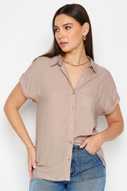 Long Tall Sally Blush Pink Tall Short Sleeve Shirt - Image 1 of 4