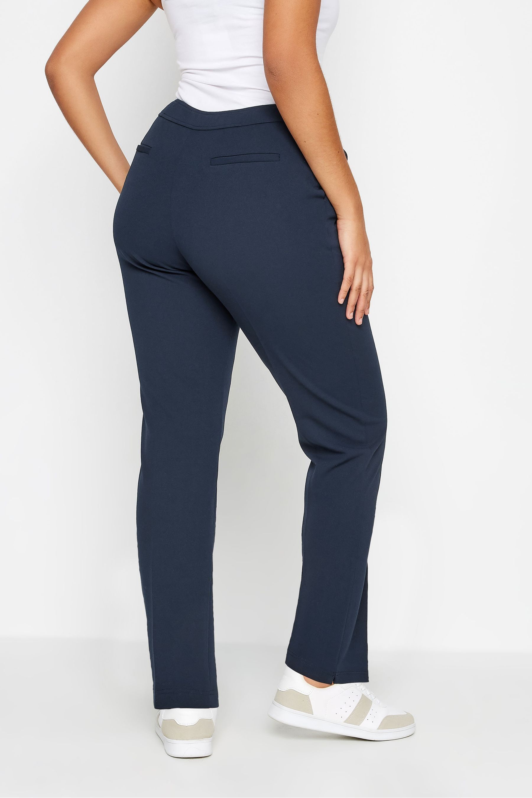 Petite tapered trousers clearance