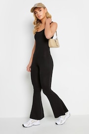 PixieGirl Petite Black Jersey Flared Jumpsuit - Image 1 of 4