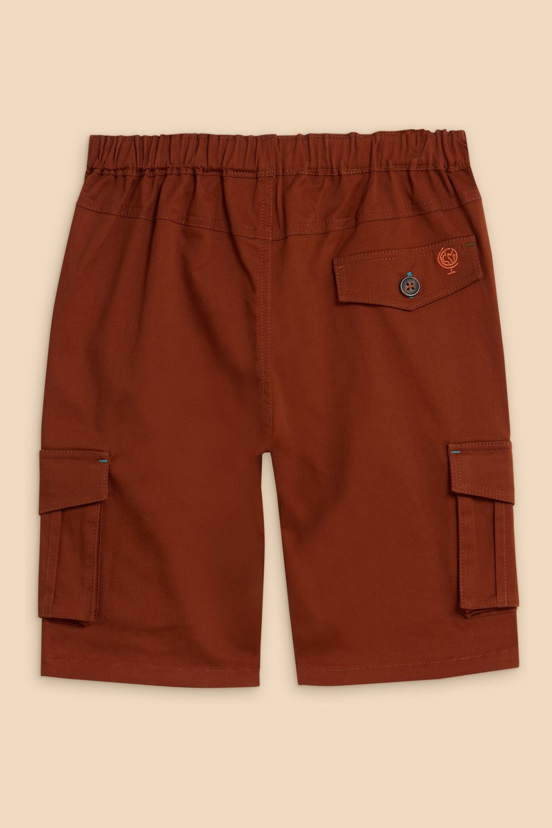 White Stuff Brown Carter Cargo Shorts - Image 2 of 3