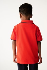 Paul Smith Junior Boys Short Sleeve Signature 100% Cotton Polo Shirt - Image 2 of 8