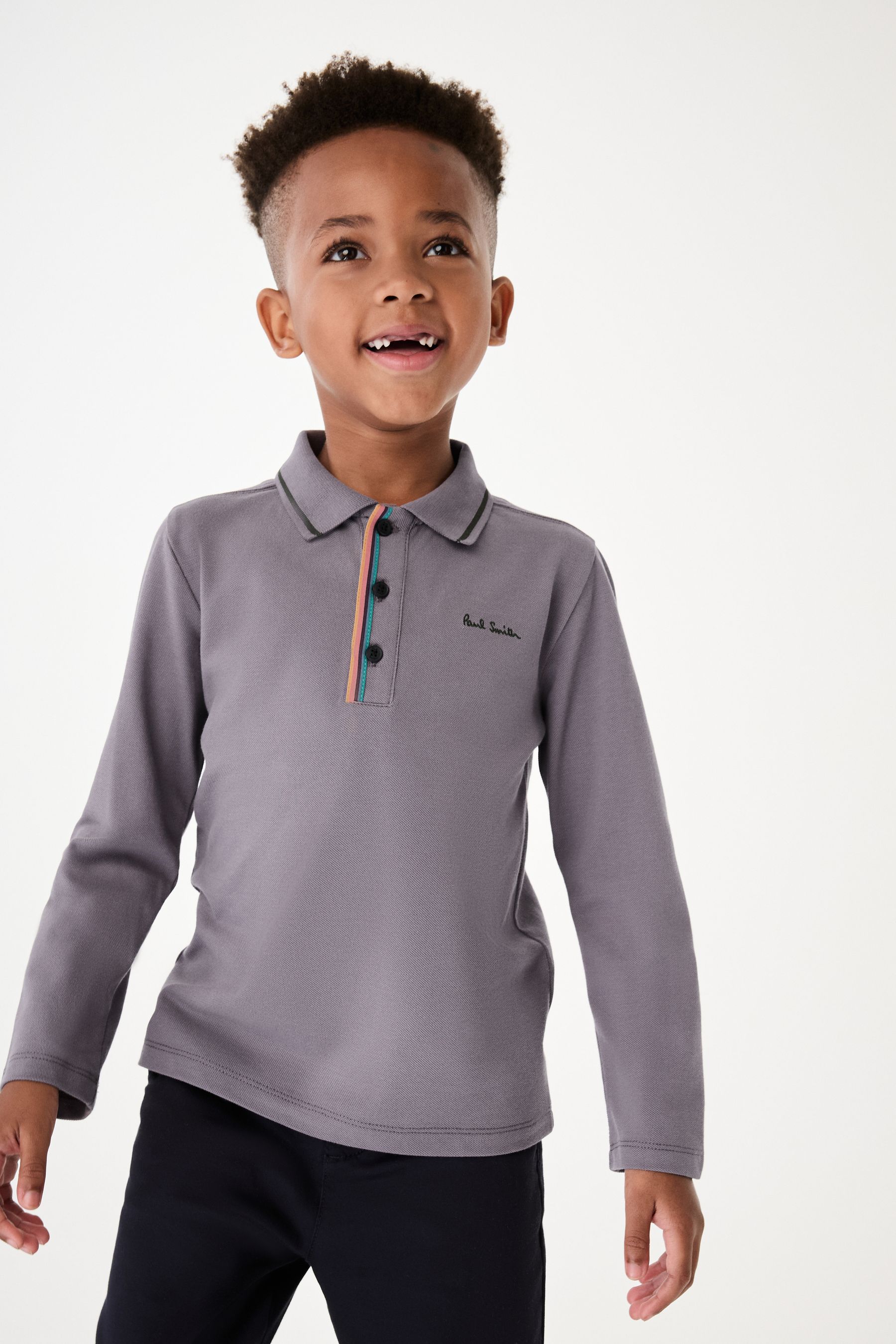 Buy Paul Smith Junior Boys Long Sleeve Signature Polo Shirt from Next Luxembourg
