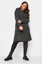 Yours Curve Green Soft Touch Jumper Dress - Image 1 of 4