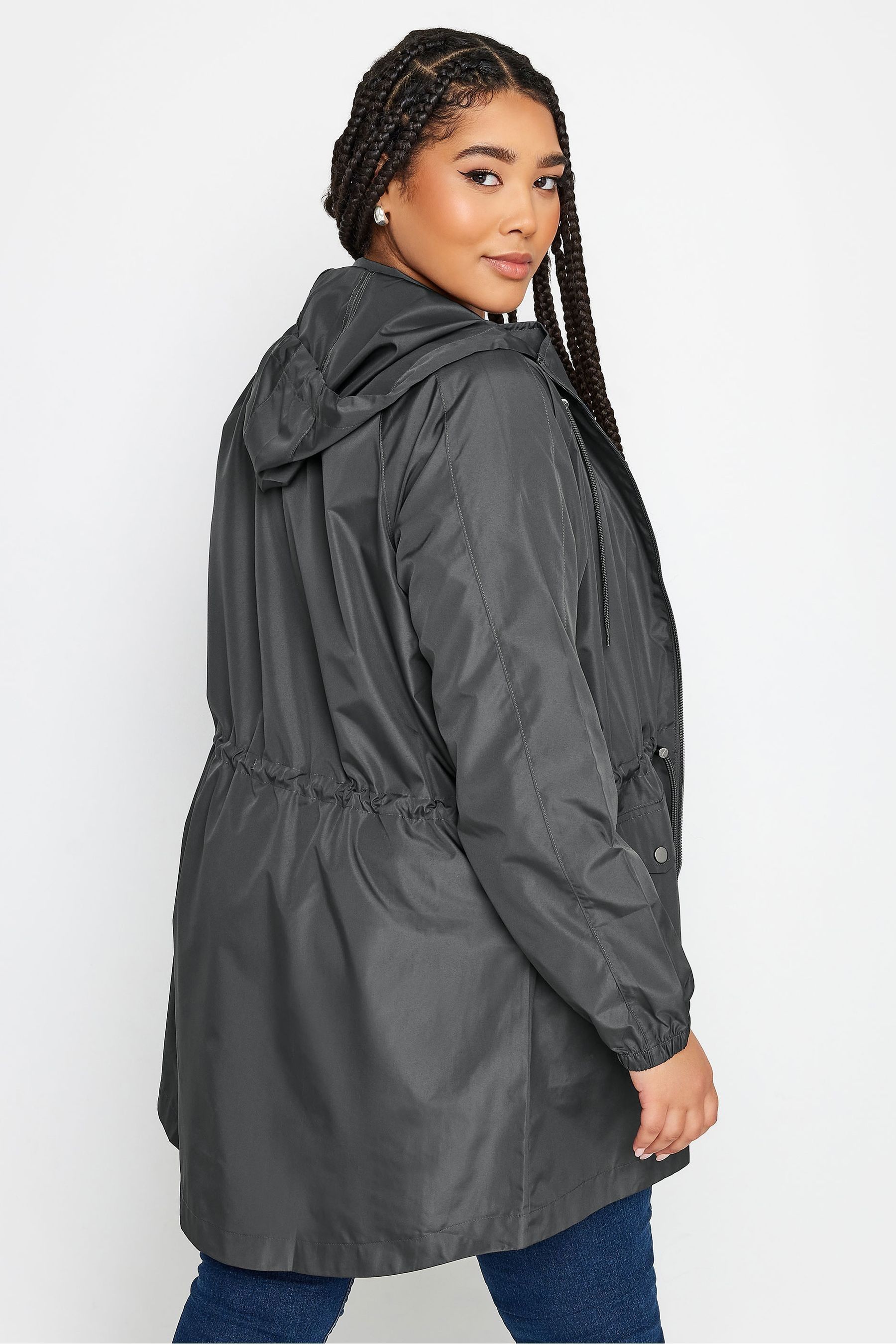 Buy Yours Curve Grey Lightweight Parka from Next Luxembourg