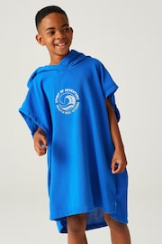 Regatta Blue Kids Towel Robe - Image 1 of 6