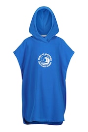 Regatta Blue Kids Towel Robe - Image 4 of 6