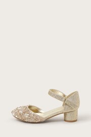 Monsoon Gold Dazzle Sparkle Two Part Heels - Image 1 of 3