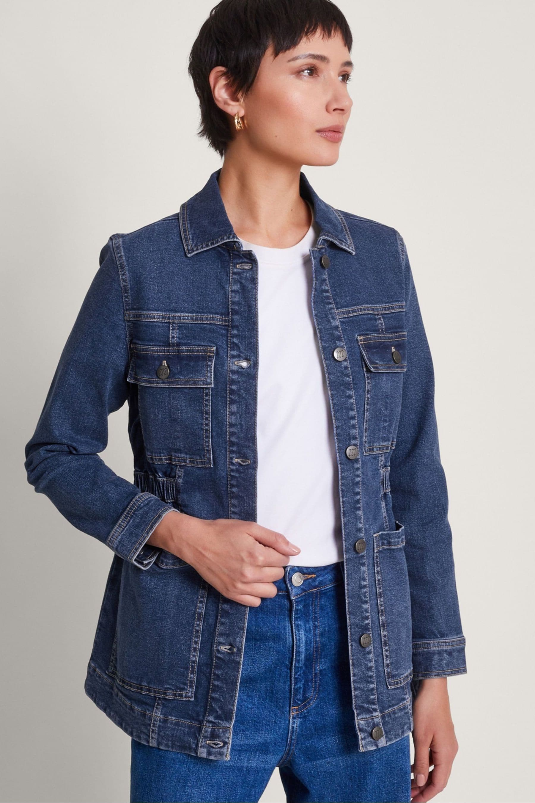 Monsoon dani denim jacket hotsell